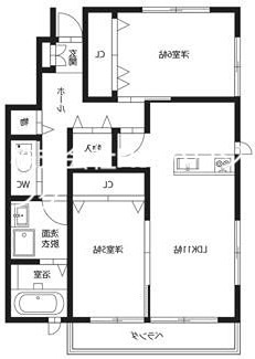 ピース・クレアA棟 間取り