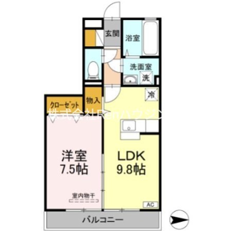 リバーパークA棟 間取り