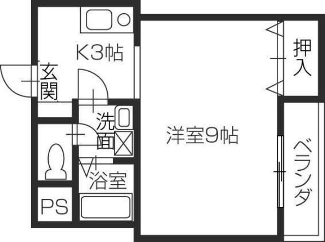 ハーミットクラブ南佐古 間取り