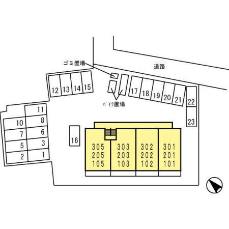 アーバンコート沖洲　Ⅱ 駐車場