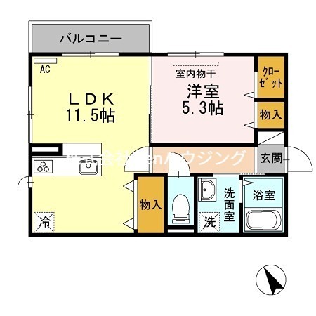 WIT　CUBE  間取り