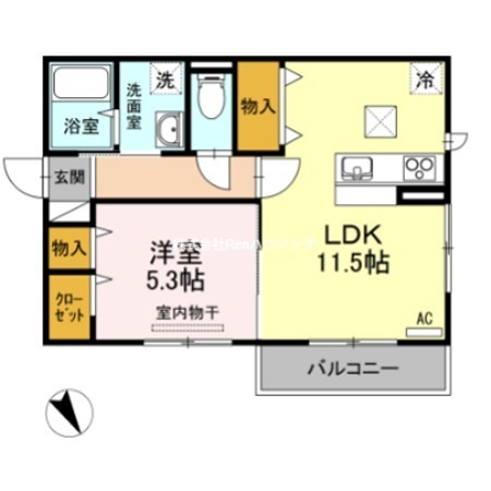 WIT　CUBE  間取り