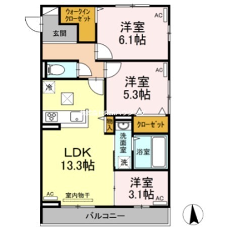 ベル　グランデ 間取り