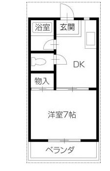 ハイツしらゆり  間取り