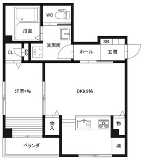 ピース・コウセイ古川 間取り