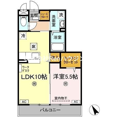 浜の前マンション　13号棟 間取り