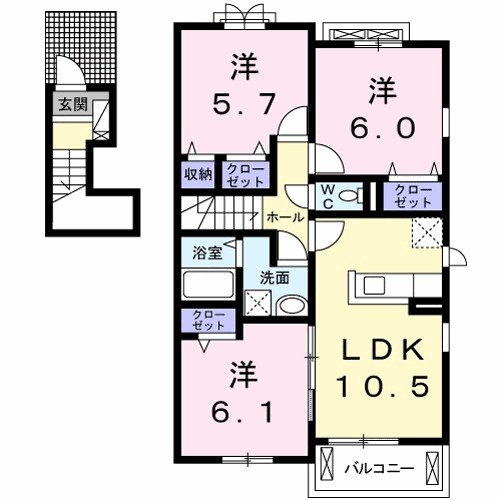 クック　Ⅲ 間取り