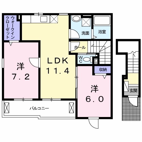 レヴェランスＢ 間取り