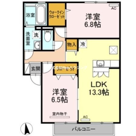 セジュール　マホロ 間取り