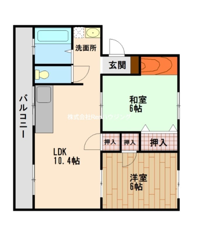 コォーリングマンションⅡ 間取り