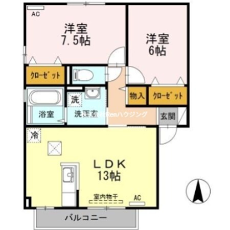 シャトーショコラ 間取り