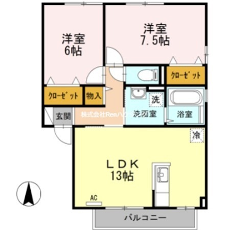 シャトーショコラ 間取り