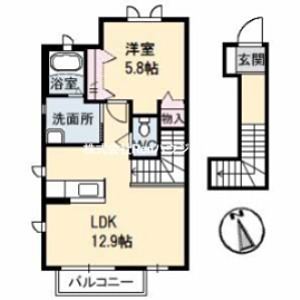 シャーメゾン　パンジー 間取り