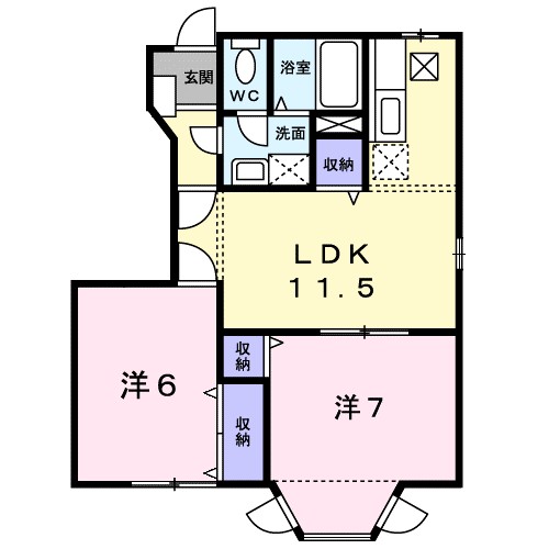ＥＳＰＯＩＲ　ＫＵＲＯＤＡ 間取り