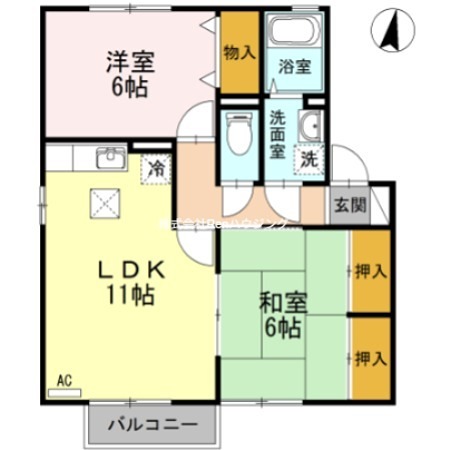 セレクト川内　A棟 間取り
