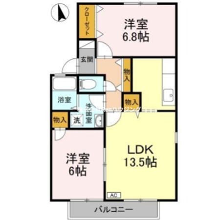 ルミナス山城 間取り