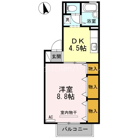 ドミール古川　C棟 間取り