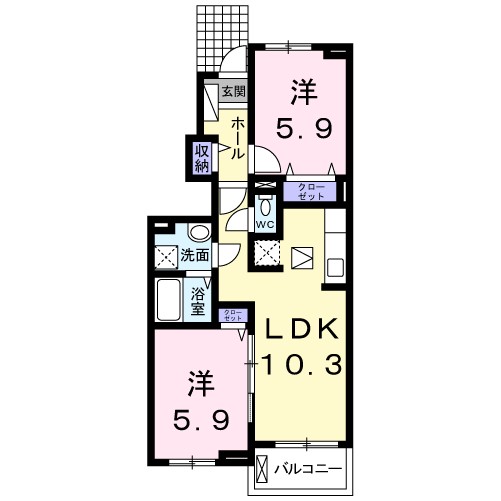 ルミナスしまだⅡ 間取り