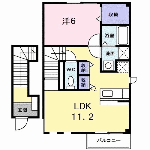 キャプリコートＢ 間取り