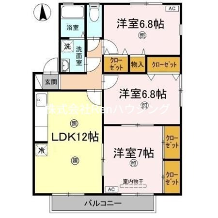ルミナス山城 間取り
