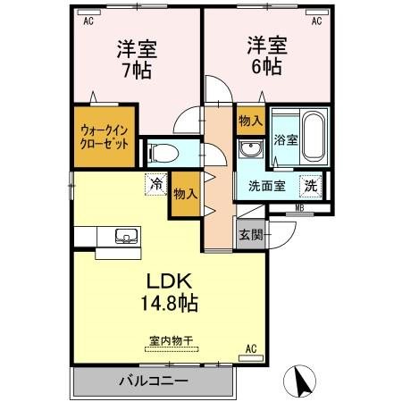 セレーノ　弐番館 間取り