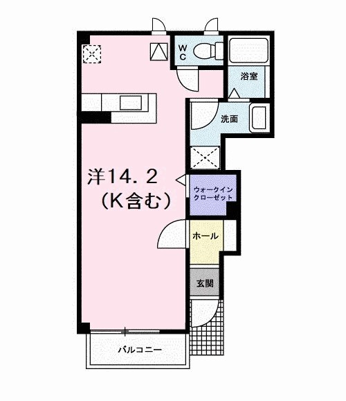 メゾン　シャモニーＡ 間取り