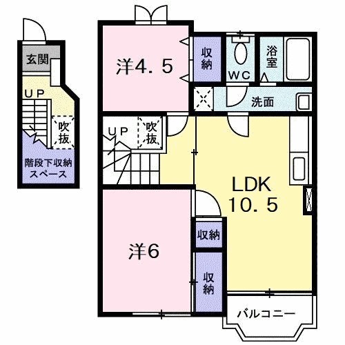 メゾン．ド　ファミーユＤ 間取り
