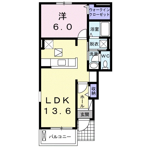 ル・ヴァンＢ 間取り