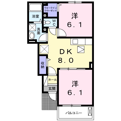 レイナ　Ⅰ 間取り