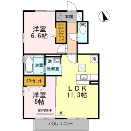 ロン・ラポール　A棟 間取り