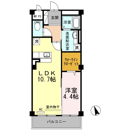 コンフォーティア沖浜 間取り