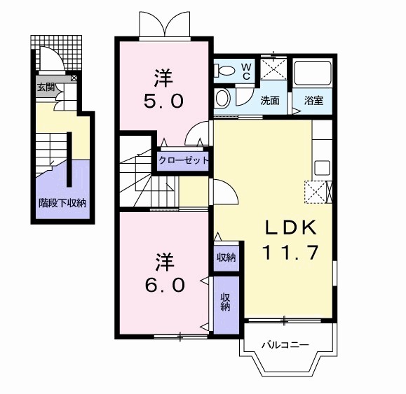 パインヒル石井　Ａ 間取り