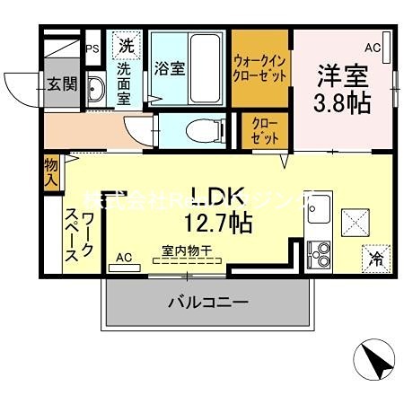 ラ・トゥール山城西　A棟 間取り