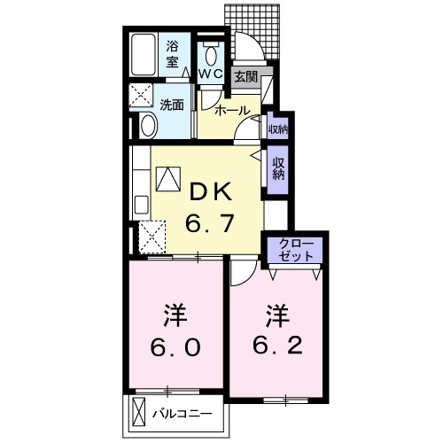 グレイス　Ｂ 間取り