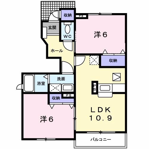 ミレニアムＳ　Ⅰ 間取り