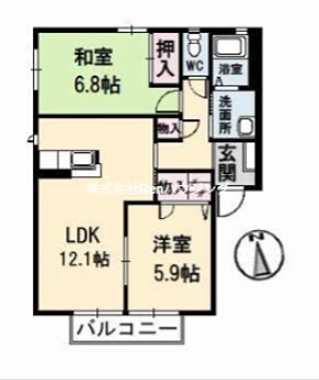 コンフォート　B棟 間取り
