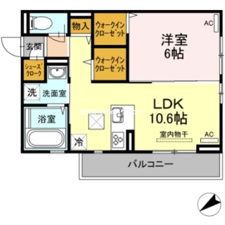フィオーレ南二軒屋 間取り