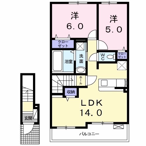 ボヌールメゾンＢ 間取り