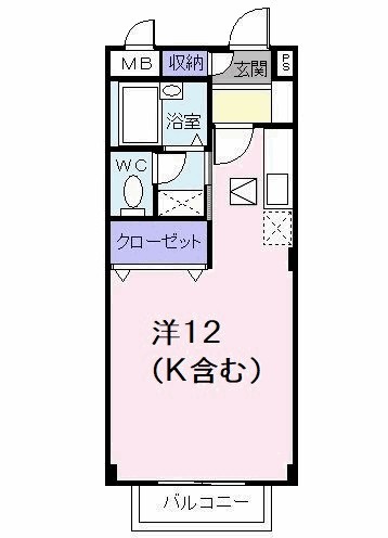 アビタシオン勝瑞Ｃ 間取り