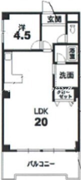 第1古山ハイツ 間取り