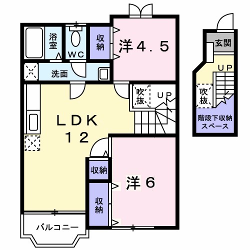 パステルハイツ１ 間取り