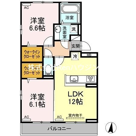 キャトルセゾン南佐古 間取り