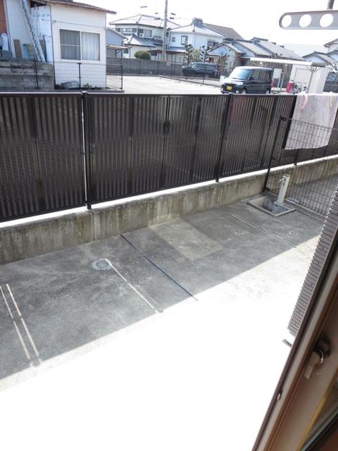 藍らんどこくふＡ ベランダ