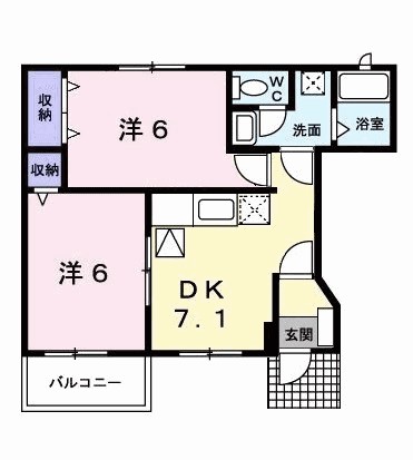 ジュネス９９Ａ 間取り