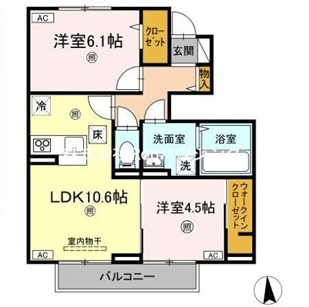 クレスト八万 間取り