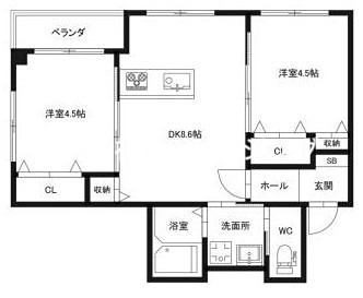 ピース・コウセイ古川 間取り