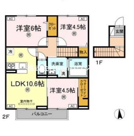 クレスト八万 間取り