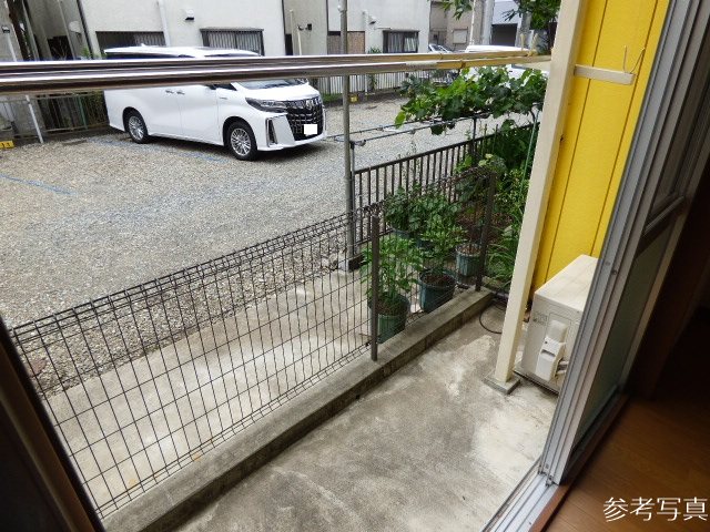 イエローコーポ ベランダ