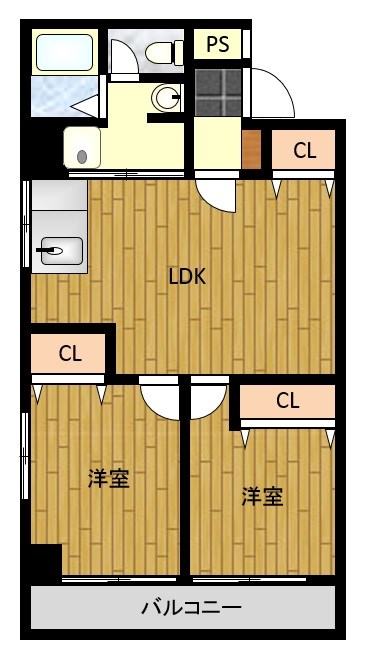サカエファミール 間取り図