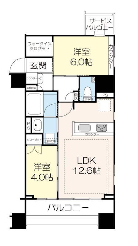 イニシア築地レジデンス 間取り図
